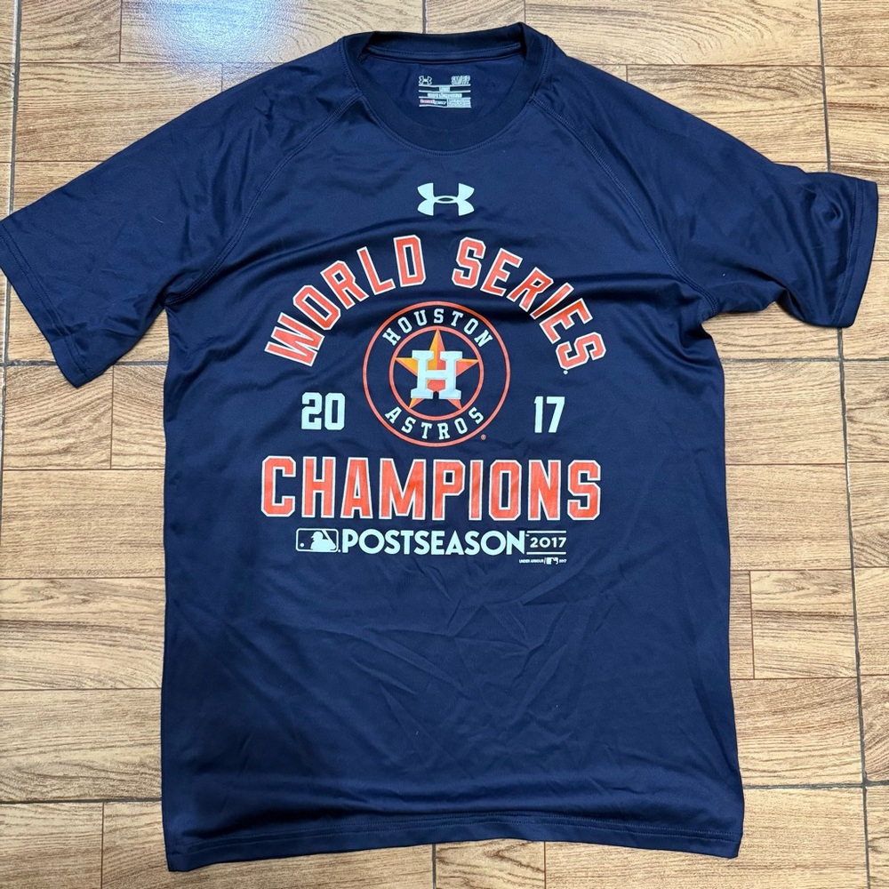 Under Armour Navy World Series Champions T-Shirt